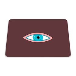 Bonamaison, Rectangle Pop Art Digital Printed Mouse Pad, Non-Slip Base, for Office and Home, Size: 22 x 18 cm