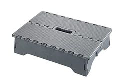 Maximex 89280500 Pedana Pieghevole per Interni ed Esterni, Grigio/Nero