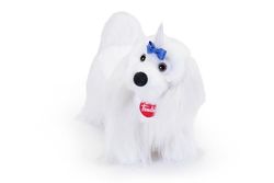 Trudi Maltese Lulù Model 22346 Cadeau voor verjaardag of Kerstmis, pluche hond, 29 x 26 x 16 cm, maat M