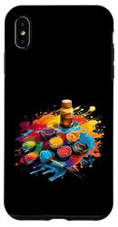 Artist Paint Palette And Brushes Art Case for iPhone XS Max