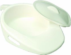 Nrs Healthcare Bassin de Lit avec Couvercle Blanc
