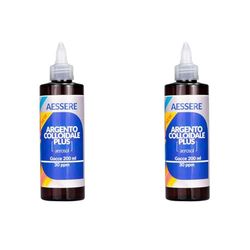 Aessere Argento Colloidale Plus Gocce - 30 PPM, 200 ml (Confezione da 2)