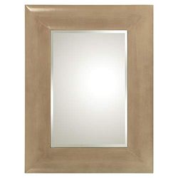DRW - Specchio da parete rettangolare in legno naturale, 60 x 2 x 80 cm
