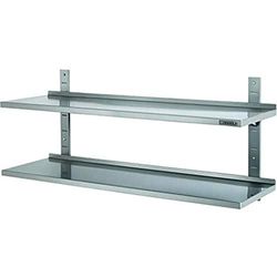 Casselin CEMI4B - Mensola da parete in acciaio INOX, doppio 1200 mm