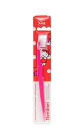 Dentinet - Cepillo de dientes de Hello Kitty con fibras dureza media. Licencia oficial Sanrio.