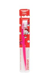 Dentinet - Cepillo de dientes de Hello Kitty con fibras dureza media. Licencia oficial Sanrio.