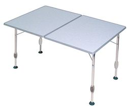 Umefa Tafels campingtafel Fantastic Twin grijs, 39175