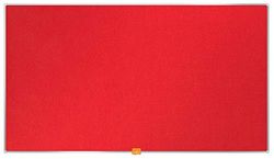 Nobo 1905311 Widescreen vilten notitiebord 40'' rood