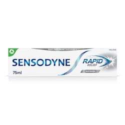 Sensodyne Sensitive Toothpaste Rapid Relief Whitening Helps relieve sensitive teeth 75ml