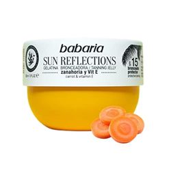 BABARIA ZANAHORIA Gelatina SPF15 300ML, Carrot Unisex-Adulto, Nero, Solo