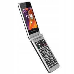 myPhone Tango LTE teléfono móvil para Personas Mayores, Pantallas de 2,4" y 1,77", Plegable, Teclas Grandes, batería de 1400mAh de Larga duración, 4G, Dual-SIM, con Cargador y cámara