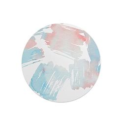 Questo Casa, Round Digital Printed Mouse Pad, Non-Slip Base, for Office and Home, Diameter:22cm