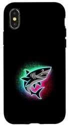 Squalo splendente Custodia per iPhone X/XS
