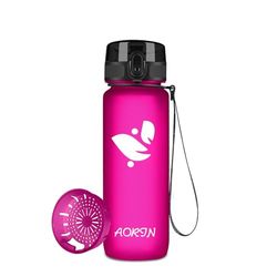 AORIN Sport vattenflaska - 350 ml/500 ml/750 ml/1L, Tritan gymflaska BPA-fri och dricksflaskor, läckagesäker, flipplock med ett klick/barn, vuxna, gym, utomhussport