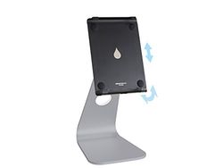 Rain Design mStand tablet pro stativ horisontellt och vertikalt stöd för iPad Pro Air och surfplatta 9,7 tum rymdgrå