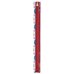 Opti Zip fastening, 100% polyester, 00750 Red, 50 cm