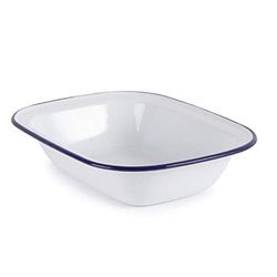 6 x Olympia esmalte bandeja plato Rectangular 280 x 190 mm para el horno para horno cocina