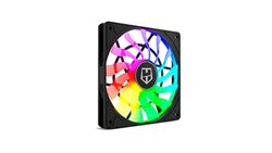 Nox Hummer Slim Fan-NXHUMMERSLIMFAN- Ventola PWM da 120 mm, ARGB, 13 pale traslucide, design super sottile e silenzioso, cuscinetti idraulici, supporto in gomma per gli angoli