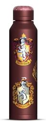 Pyramid International Harry Potter (Colorful Crest) - Botella de metal delgada para bebidas, solución de hidratación de alta calidad, 560 ml, talla única