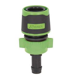 Ribimex Pra/RB.1255 - Empalme rápido con acople Estriado, Gris y Verde