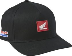 Fox Racing Men's Honda Flexfit Hat, Black, X-Large