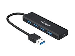 Equip 128959 4-poorts USB 3.2 Gen 1-hub en adapter voor USB-C