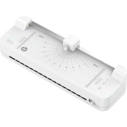 HP OneLam Combo A3, laminator, 75/80 – 125 micron, inklusive integrerad skärare, hörnrundning och lamineringsfolie, 3162