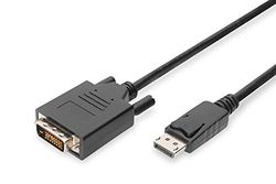 Digitus Assmann - Adaptador DVI - DisplayPort, preto