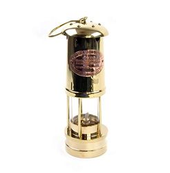 Lámpara Miners de Nauticalia, 24 cm, Dorado, Latón, Sin Acabado