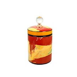 Romimex Bote Multicolor Porcelana 14 x 21 x 14 cm