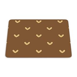 Bonamaison, Tapis de Souris Rectangle Imprimé Numériquement, Fond Antidérapant, pour Bureau et Maison, Taille: 22x18cm