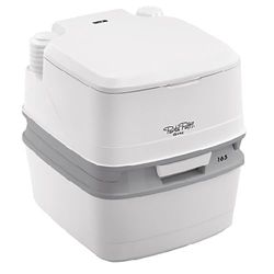 Thetford 92806 Porta Potti 165 Indoro portátil Qube, branco, 414 x 383 x 427 mm