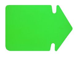 Folia 667 941 symbolpil annons för cirka 24 cm paket med 20) ljusgrön