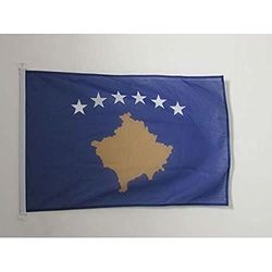 AZ FLAG Bandera de Kosovo 90x60cm Uso Exterior - Bandera KOSOVARA 60 x 90 cm Anillos