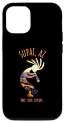 Supai, Arizona, États-Unis, danse, Kokopelli, Southwest Design Coque pour iPhone 12/12 Pro
