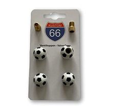 Set di 4 tappi per valvole + 2 adattatori per bicicletta, adatti per ogni auto, moto e bicicletta