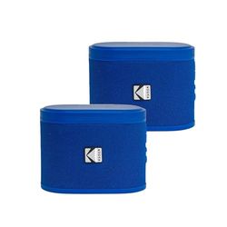 KODAK SOUNDBRIX 2 stuks draagbare draadloze luidsprekers – verbinding tot 100 luidsprekers – magnetisch dock en krachtig geluid 5 W – 3 uur looptijd – blauw