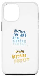 Carcasa para iPhone 12/12 Pro INSPIRACIÓN WHATEVER YOU'RE REEL SINCERE LOGICAL