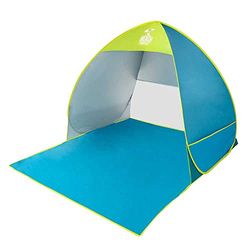 Aktive 62165 Pop-up strandtent blauw en groen Beach