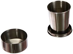 Ferrino Stainless Steel Folding Cup Panela de campismo e caminhadas, unissexo, 0, tamanho único