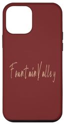 Fountain Valley California Vintage elegant design Case for iPhone 12 mini