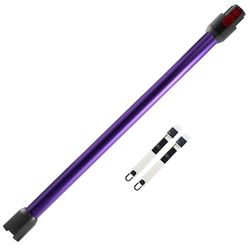 Telescopic Tube for Dyson, Extendable Rigid Stem Compatible for Dyson V11 V10 V15 V15 V8 V7 Length 73 CM Quick Release Tube with Two Small 2 in 1 Brushes That Can (Purple)