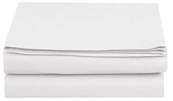Lençol de luxo na Amazon Elegant Comfort sem rugas, 1500 fios, qualidade egípcia, 1 peça, tamanho Queen, cor branca