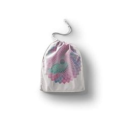 Bonamaison Printed Cotton Produce Bag with Drawstring, Reusable Grocery Bag, Biodegradable Eco-Friendly Bags, Travel Pouch, Sachet Bags, Shopping Bag, Eco Friendly, Foldable, Size: 12x15 Cm
