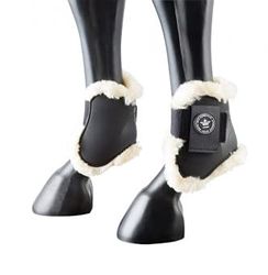 PFIFF Full Protège-boulets avec Fourrure synthétique Rigide Coque Demi-Sang, L