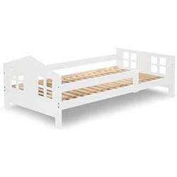 BABYTROLD - Casa Letto Junoir 80x160 cm - Bianco