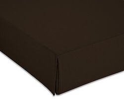 Martina Home Kanada sänglådeskydd, polyester, brun, säng med 150 cm bredd