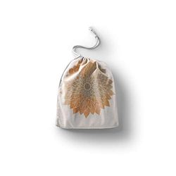 Bonamaison Printed Cotton Produce Bag with Drawstring, Reusable Grocery Bag, Biodegradable Eco-Friendly Bags, Travel Pouch, Sachet Bags, Shopping Bag, Eco Friendly, Foldable, Size: 40x50 Cm