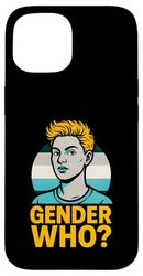 Agender Pride Gender Who - Maglietta neutra Custodia per iPhone 15