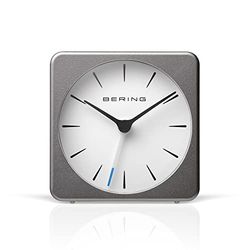 BERING Damen und Herren Alarmclock Funk Movement - Home Decor Collection mit Kunststoff Glas 91066-74S